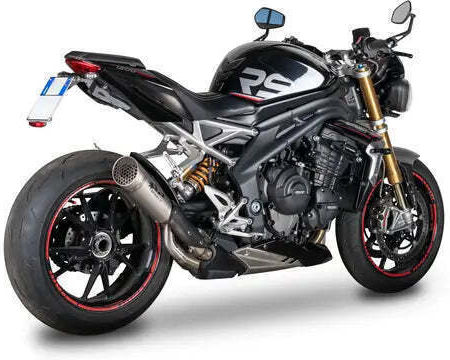 Triumph Speed Triple 1200ece Gtr0105tom Spark 2σε1 Grip-o Titanium Auspuff-Endrohr