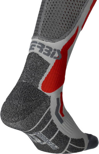 Socks Mx X-leg Vented Pro Grey Red 26704.295 Acerbis