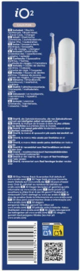 Oral-B Io 2 Series 2 Periuță de Dinți Electrică cu Senzor de Presiune și Husă de Călătorie Roz
