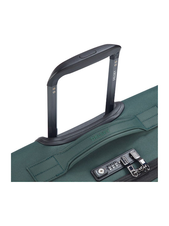 Delsey Dita Cabin Suitcase Green Height 55cm