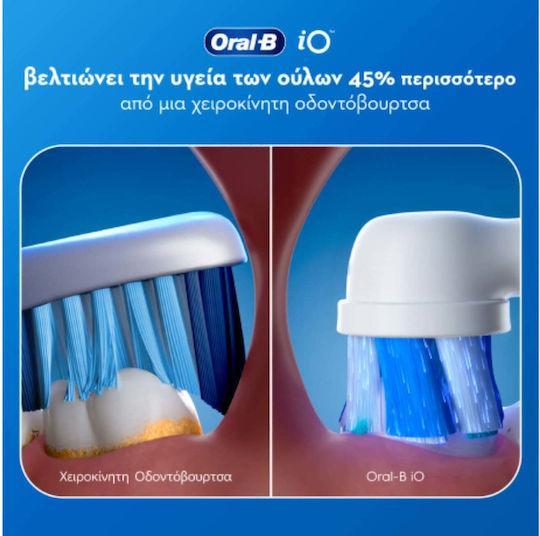 Oral-B Io 2 Series 2 Periuță de Dinți Electrică cu Senzor de Presiune și Husă de Călătorie Roz