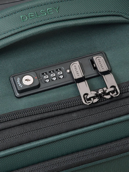 Delsey Dita Cabin Suitcase Green Height 55cm