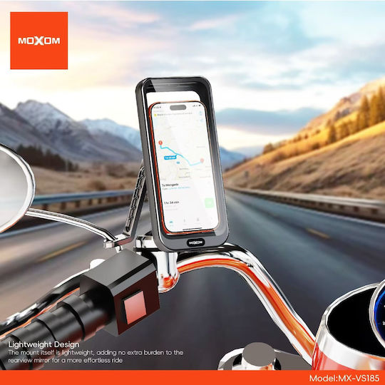 Moxom Mx-vs185 Suport Telefon Motocicletă Oglindă Carcasă Rezistentă La Apă