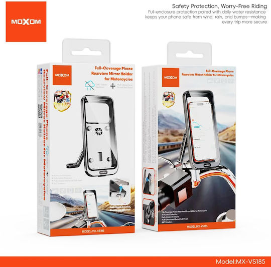 Moxom Mx-vs185 Suport Telefon Motocicletă Oglindă Carcasă Rezistentă La Apă