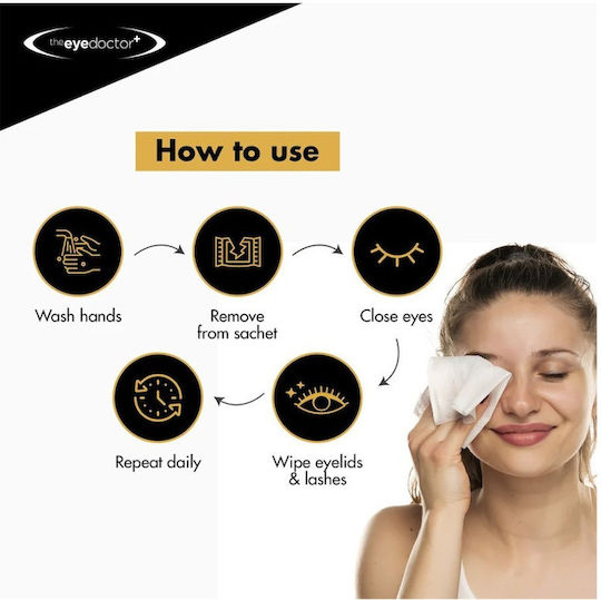 Eye Doctor Μαντηλάκια Καθαρισμού Βλεφάρων 20τμχ