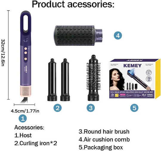 Kemei Professional Hair Dryer 1300W