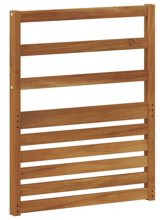 vidaXL Outdoor Chair Wooden Beige Set of 2