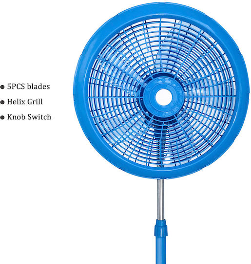 Ventilator Sockel Durchmesser 45.72cm Blau