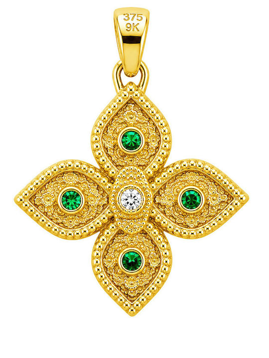 Gold Double Sided Cross