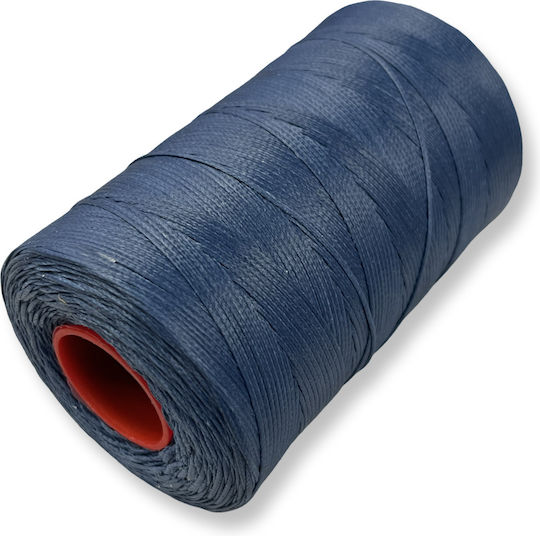 Terra Waxed 1mm 500m Blauer Jeans - Hochfeste Schmuckherstellungsmaterialien & Makramee
