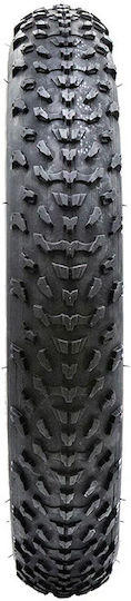 Ewheels Гума за велосипед Град Fat Bike CMM265 20" x 4" Черен Cmm265