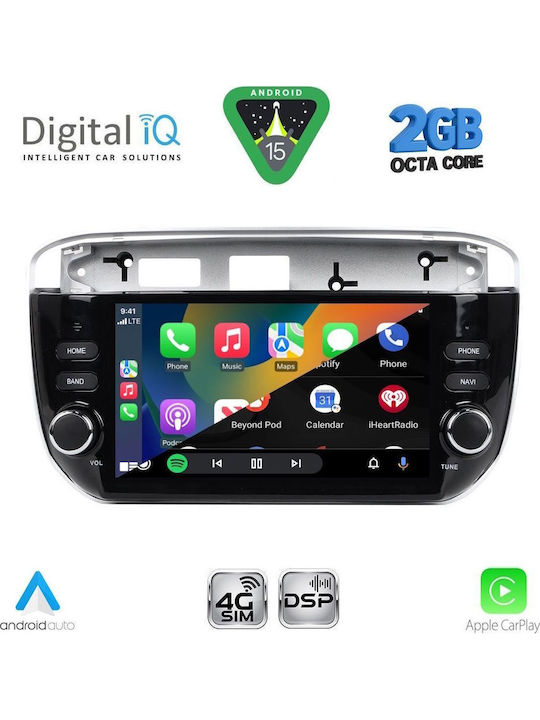 Digital IQ Car Audio System for Fiat Grande Punto Bluetooth USB WiFi GPS with 7" Touch Screen DIGITAL IQ BLF 364_CPA 7" Deck