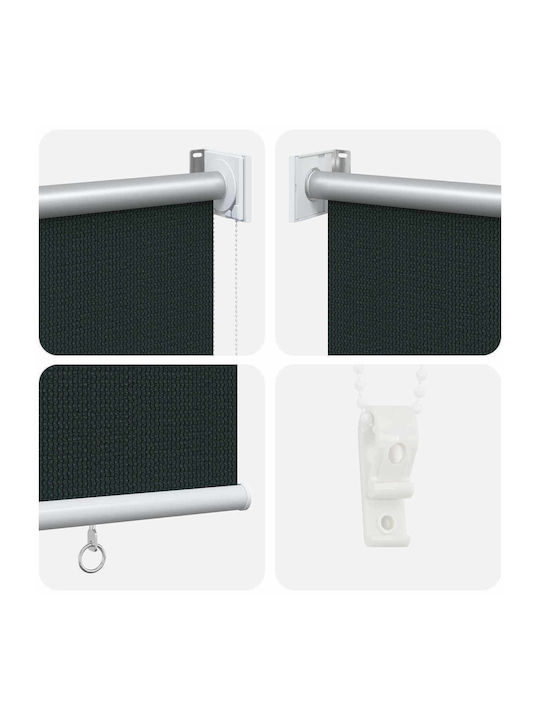 vidaXL Roller Blinds Partial Blackout Green W355xH230cm 42036036