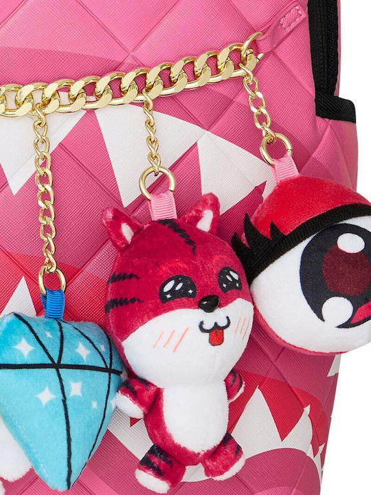 Sprayground Σχολική Τσάντα Πλάτης Ροζ με Θήκη για Παγούρι