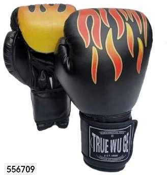 Boxhandschuhe für Kampf Schwarz