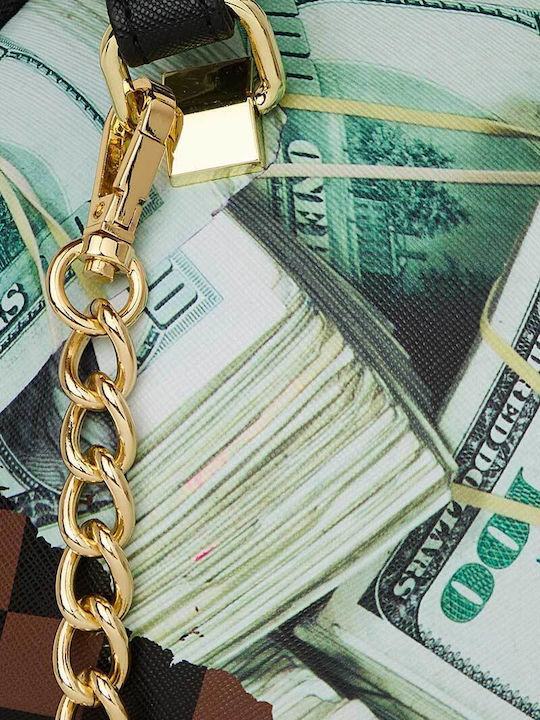 Money Γυναικεία Τσάντα Ώμου Πολύχρωμη