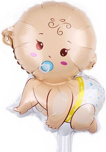 Balon Nașterea Unui Copil Folie Multicolor 45 cm