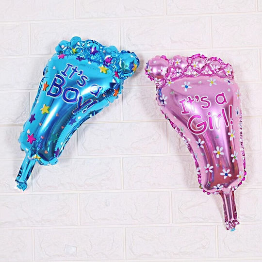 Set of 3 Blue Jumbo Heart Foil Balloons 79cm
