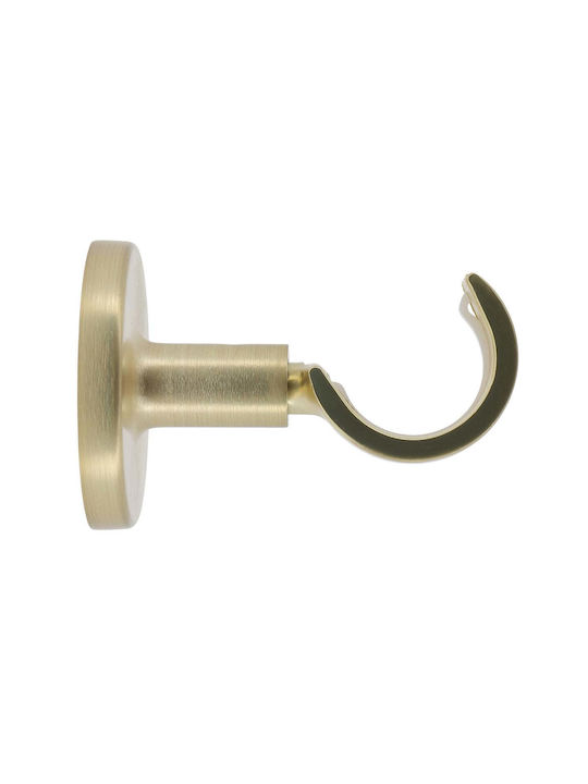 Curtain Rail Base Wall Metallic Gold