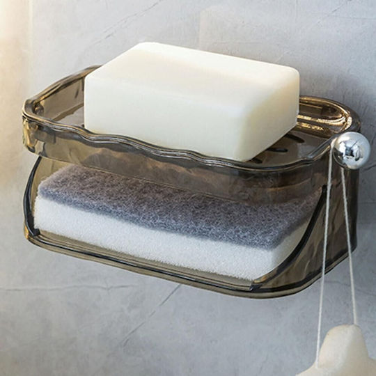 Alista Home Tavă De Săpun Din Sticlă Gri
