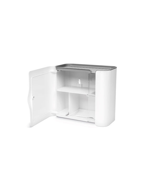 Alista Home Suport De Hârtie Din Plastic Alb