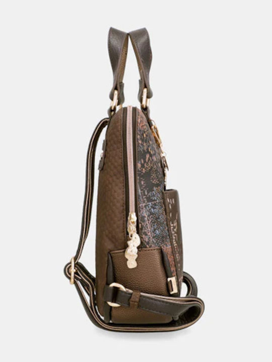 Damentasche Rucksack Braun
