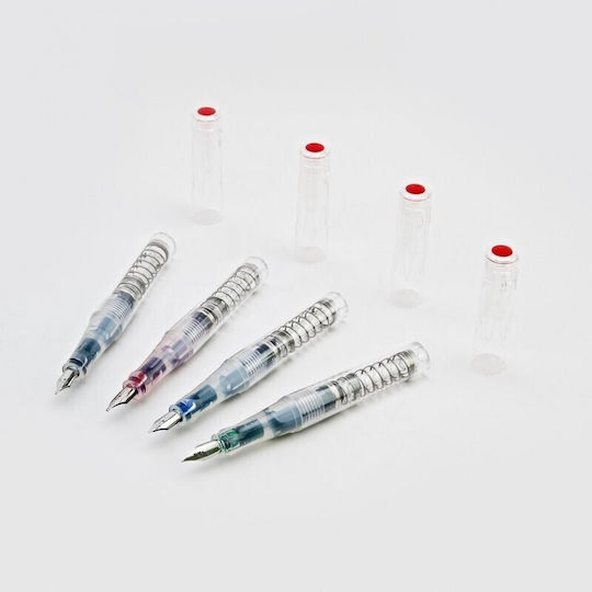Twsbi Go Spring Load Mechanism Calligraphy Pen Extra Fine Transparent