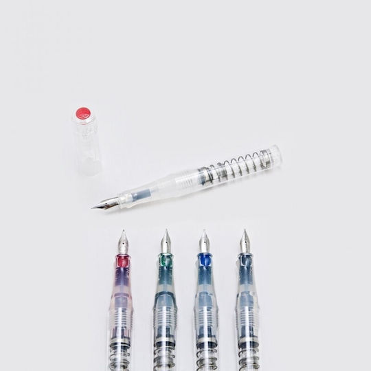 Twsbi Go Spring Load Mechanism Calligraphy Pen Extra Fine Transparent