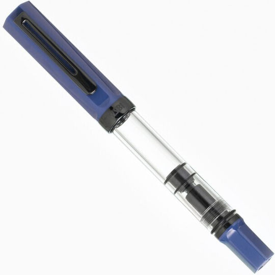 Twsbi Twsbi Füllfederhalter Kalligraphie Breite Blau mit Blauer Tintenfarbe