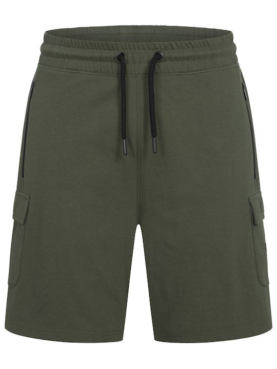 Totton Men's Cargo Shorts Olive Black