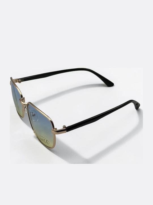 Dasoon Vision Unisex Sunglasses With Light Blue Frame And Light Blue Lens 2478323