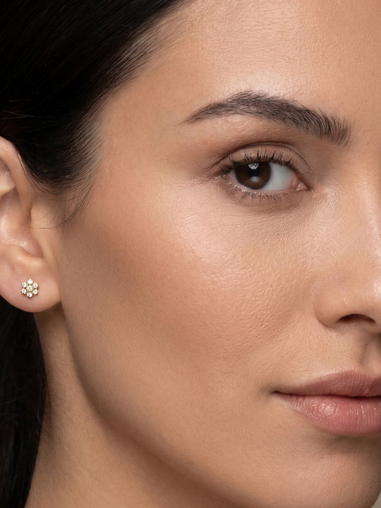 Kiriakos Gofas 14K Gold Ohrringe mit Steinen