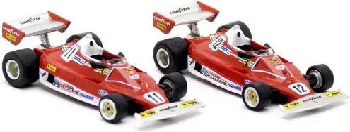 Model Mașină Fiat 691 T Transport Mașini De Curse Set Sz 1977 Ferrari 1:87 Brekina