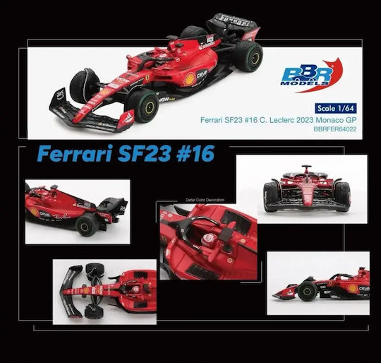Maßstab 1: Ferrari Sf23 #16 C Leclerc GP Monaco 2023 BBR BBRFER64022