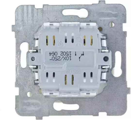 Ospel Recessed Wall Switch Lighting One-Way without Frame Ecru