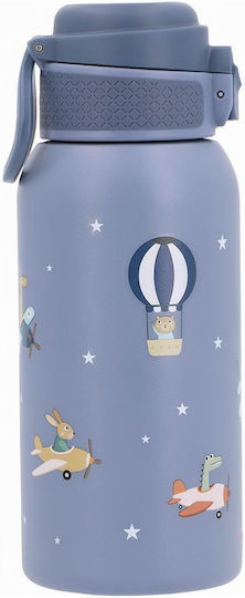 Tutete Kids Water Bottle Thermos Stainless Steel Non Spill 500ml