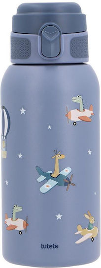 Tutete Kids Water Bottle Thermos Stainless Steel Non Spill 500ml