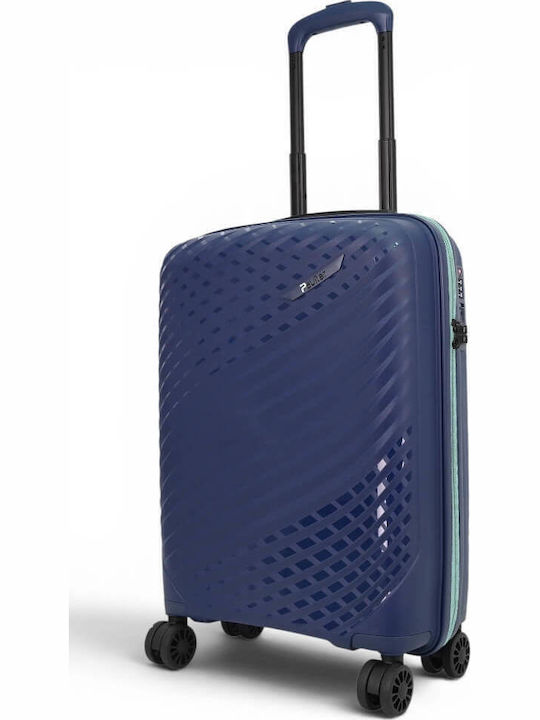 Paulter Cabin Hard Blue Travel Suitcase Height 55cm