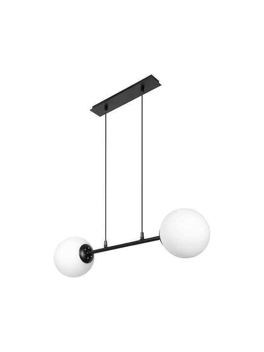 City Lux Lustră Negru cu Dulie E27