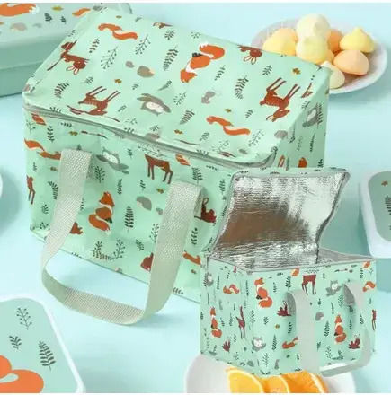 A Little Lovely Company School Insulated Snack Bag 5.5L 16x16x23cm
