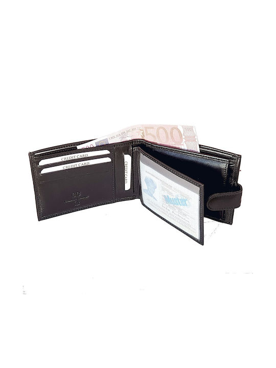 Δερμάτινο Ανδρικό Πορτοφόλι με RFID Μαύρο