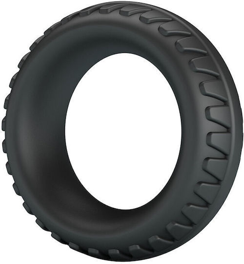 Crazy Bull Merritt Textured Silicone Cock Ring Black