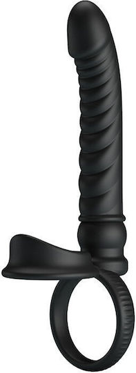 Pretty Love Merritt Anal Vibrator Ring Vibration Black