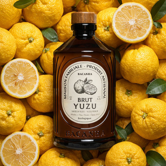 Bacanha Sirop pentru cocktailuri cu gust de Yuzu 400ml 76.5gr