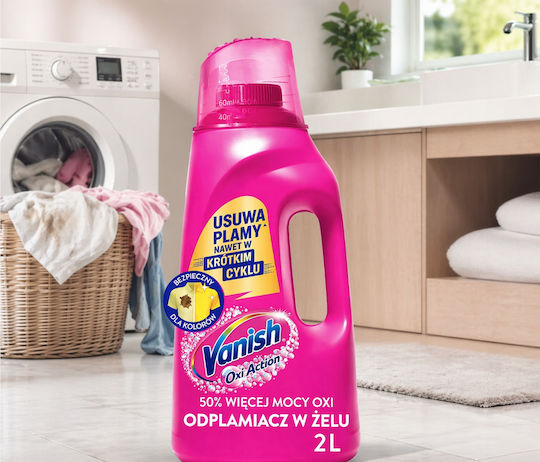 Vanish Oxi Action Gel Καθαριστικό Λεκέδων 2000ml