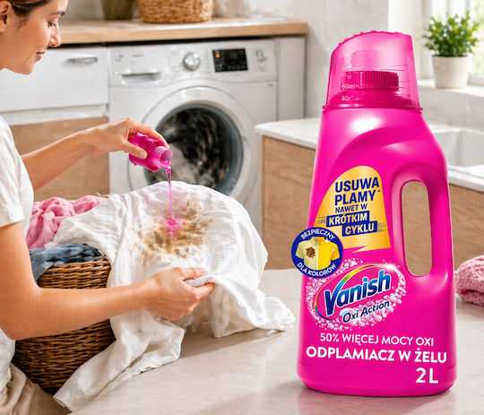 Vanish Oxi Action Gel Καθαριστικό Λεκέδων 2000ml