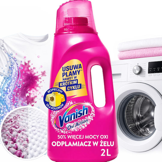 Vanish Oxi Action Gel Καθαριστικό Λεκέδων 2000ml