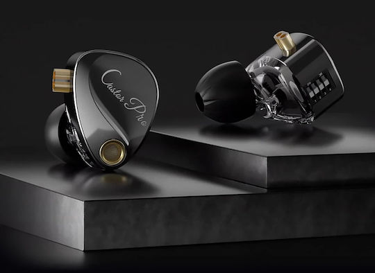 KZ Ακουστικά Ψείρες In Ear Castor Pro Gray No Mic Bass Up Edition Γκρι