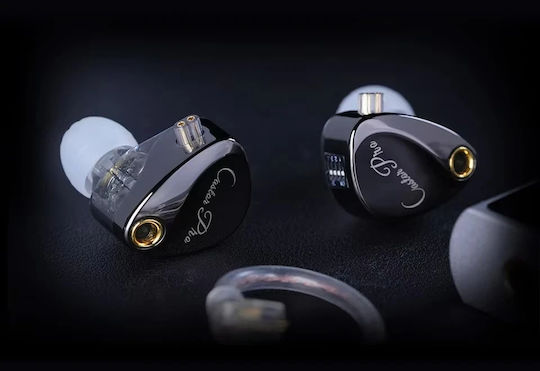 KZ Ακουστικά Ψείρες In Ear Castor Pro Gray No Mic Bass Up Edition Γκρι