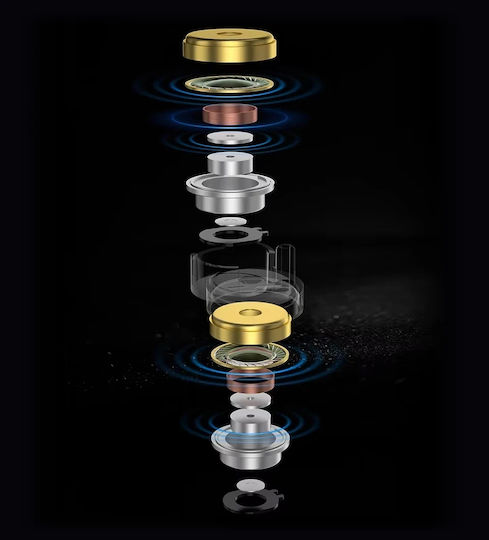 KZ In Ear Castor Pro Gray Mic Bass Up Edition Grey